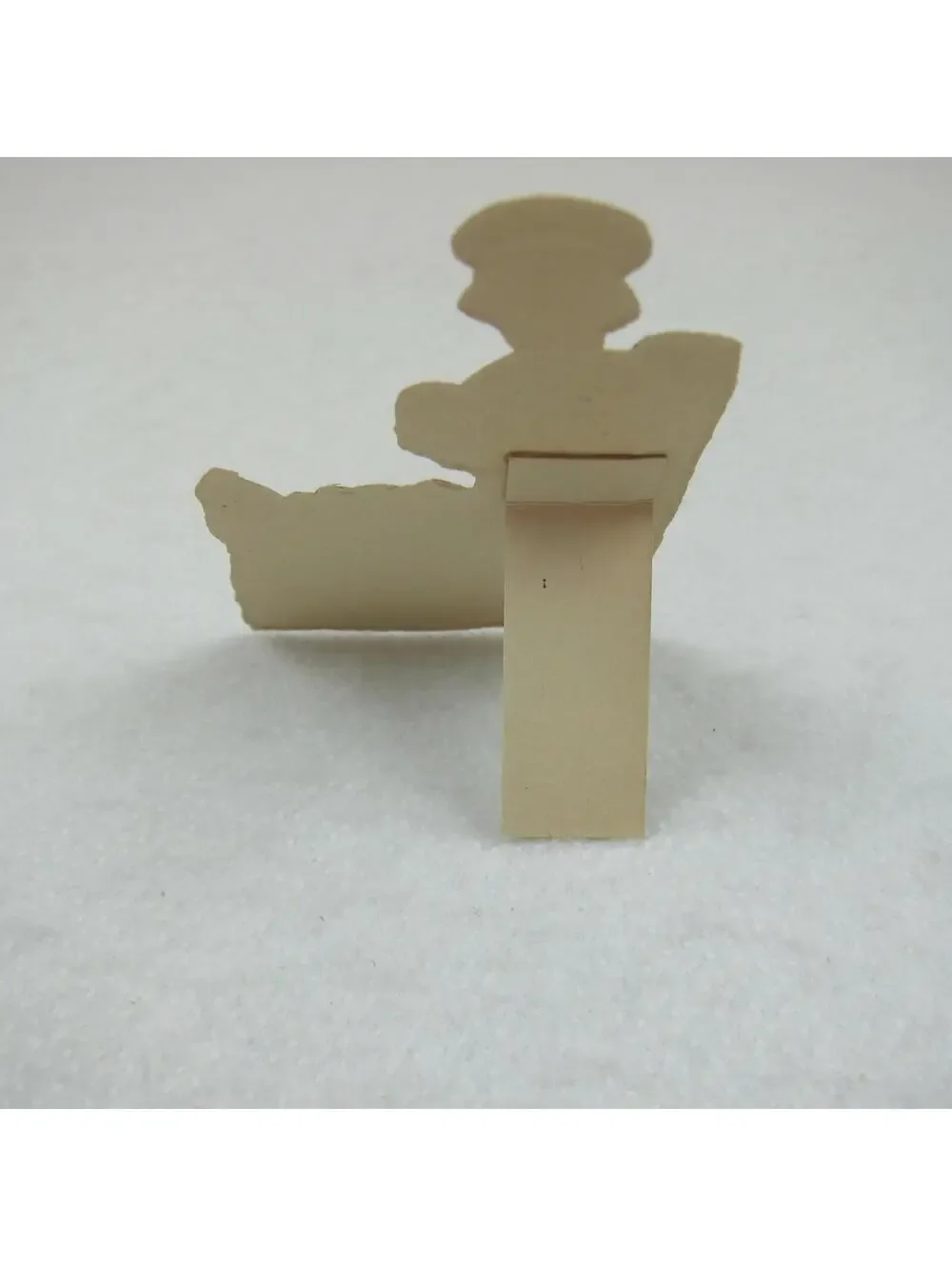 Vintage Valentine Die Cut Stand Up Boy Sailor Heart Rose Bush 1920s-30s Germany